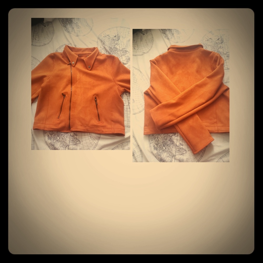 Fux suede jacket